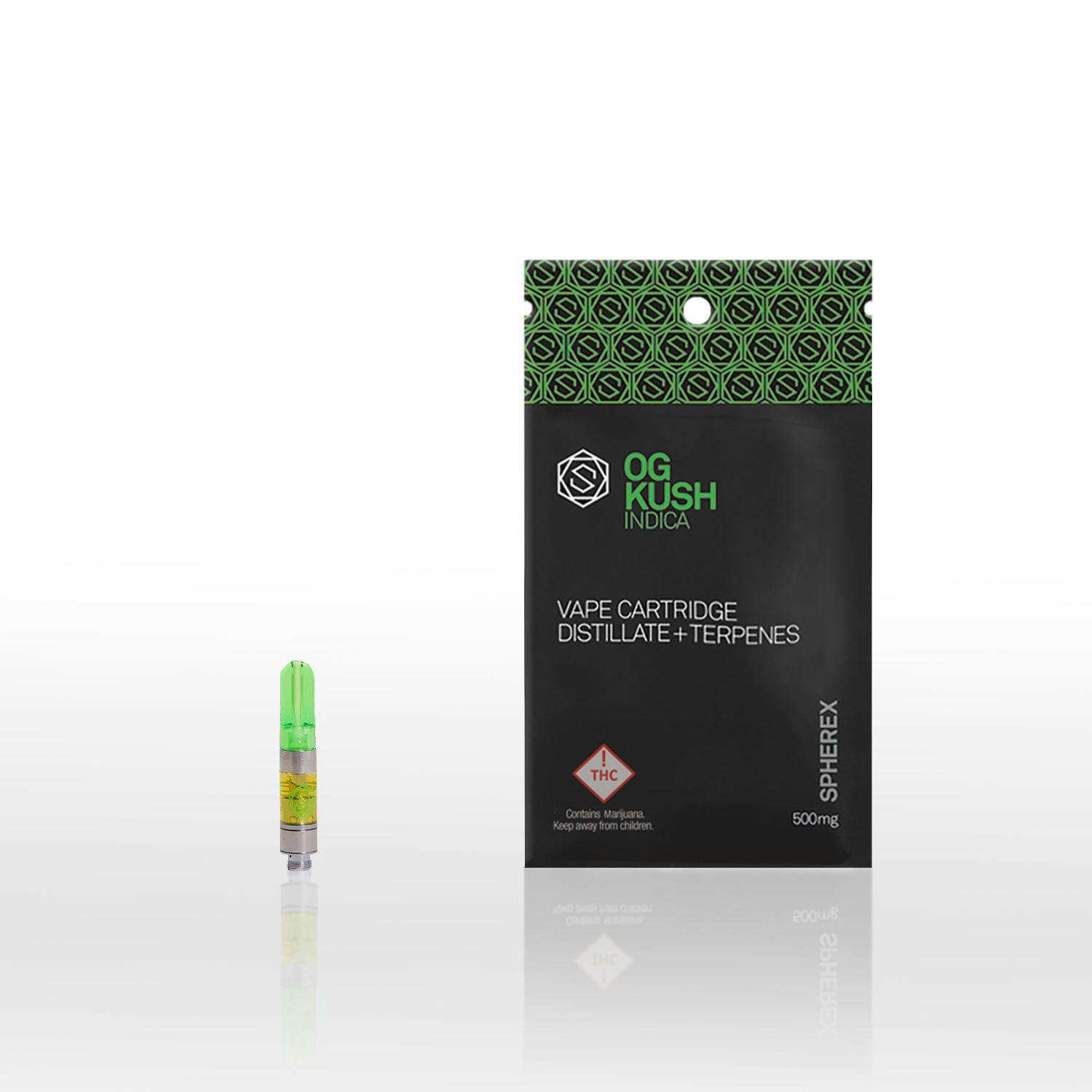 Spherex 1000mg THC 510 thread cartridge - OG Kush (Indica)